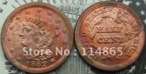 1852 Braided Hair Half Cent  Copy Coin commemorative coins