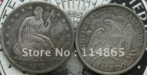 1873 SEATED LIBERTY HALF DOLLAR Copy Coin commemorative coins
