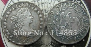 1796 Draped Bust Half Dollar Copy Coin commemorative coins
