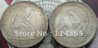 1864 Seated Liberty Silver Dollar Coin COPY FREE SHIPPING