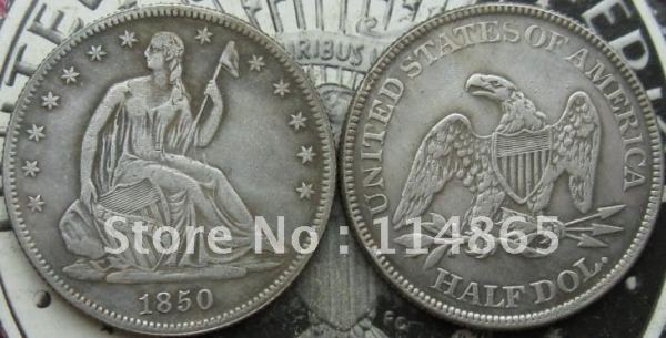 1850 SEATED LIBERTY HALF DOLLAR Copy Coin commemorative coins