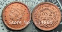 1847 Braided Hair Large Cent Copy Coin commemorative coins