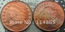 1833 Classic Head Half Cent Copy Coin commemorative coins
