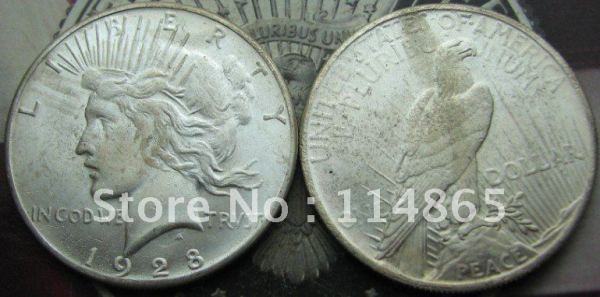 1928-P Peace Dollar UNC Copy Coin commemorative coins