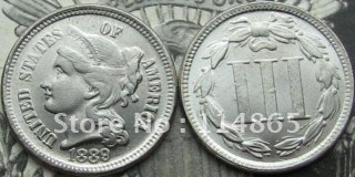 1889 THREE CENT NICKEL Copy Coin commemorative coins
