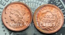 1849 Braided Hair Large Cent Copy Coin commemorative coins