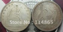 1863 Seated Liberty Silver Dollar Coin COPY FREE SHIPPING