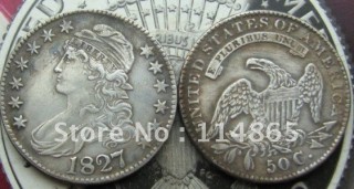 1827 BUST HALF Dollar Copy Coin commemorative coins