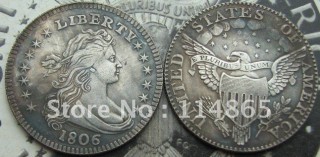 1806 Draped Bust Quarters Copy Coin commemorative coins
