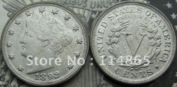 1892 Liberty Head V Nickel Copy Coin commemorative coins