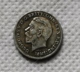 1927 United Kingdom 3 Pence - George V COPY COIN-commemorative coins-replica coins medal coins collectibles badge