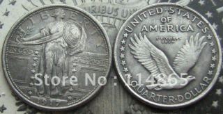 1917-P Standing Liberty Quarter  type1 Copy Coin commemorative coins