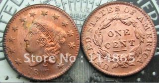 1817 Coronet Head Large Cents Copy Coin commemorative coins