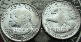 1921 Alabama Commemorative Half Dollar UNC Copy Coin commemorative coins