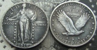 1919-S Standing Liberty Quarter Copy Coin commemorative coins