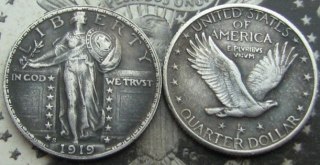 1919-S Standing Liberty Quarter Copy Coin commemorative coins