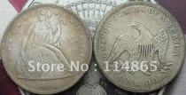 1868 Seated Liberty Silver Dollar Coin COPY FREE SHIPPING