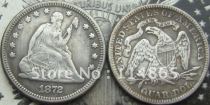 1872 Seated Quarter COIN COPY FREE SHIPPING