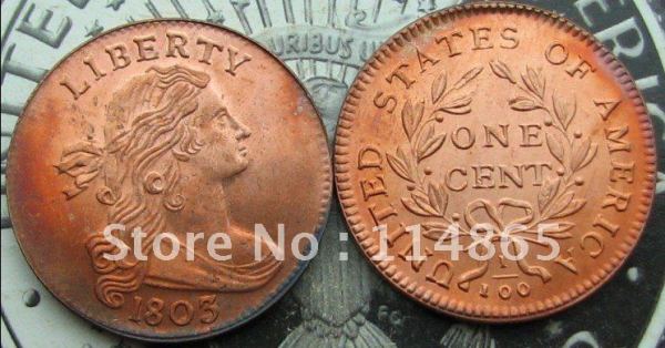 1803 Draped Bust Large Cent Copy Coin commemorative coins