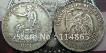 1874-P Trade Dollar COIN COPY FREE SHIPPING
