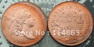 1794 Half Cent Coin UNC COPY commemorative coins