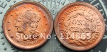 1845 Braided Hair Large Cent Copy Coin commemorative coins