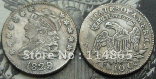1829 CAPPED BUST DIME COPY FREE SHIPPING
