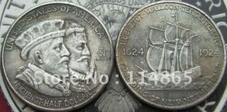 1924 HUGUENOT COMMEMORATIVE HALF DOLLAR Copy Coin commemorative coins