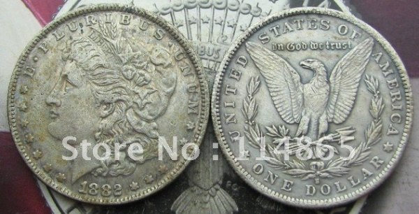 1882-S Morgan Dollar Copy Coin commemorative coins