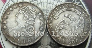 1818 BUST HALF Dollar Copy Coin commemorative coins