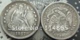 1867 Seated Quarter COIN COPY FREE SHIPPING