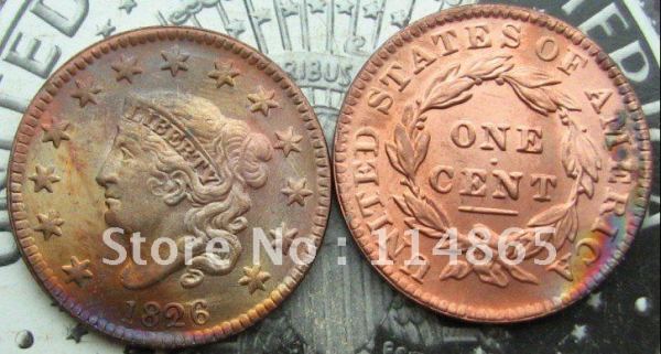 1826 Coronet Head Large Cents Copy Coin commemorative coins