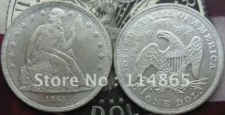 1865-P Seated Liberty Dollar COIN UNC COPY FREE SHIPPING