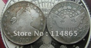 1801 Draped Bust Half Dollar Copy Coin commemorative coins