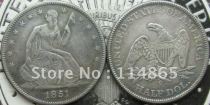 1851-O SEATED LIBERTY HALF DOLLAR Copy Coin commemorative coins
