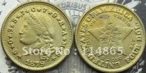 1879 $4 Stella Flowing Hair Gold Copy Coin commemorative coins