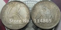 1848 Seated Liberty Silver Dollar Coin COPY FREE SHIPPING