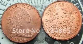 1804 Draped Bust Large Cent Copy Coin commemorative coins