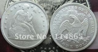 1859-S Seated Liberty Dollar UNC COPY FREE SHIPPING