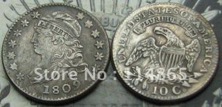 1809 CAPPED BUST DIME COPY FREE SHIPPING