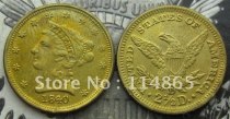 1840-D $2 1/2 Gold Coronet Liberty Head Quarter Eagle COPY FREE SHIPPING