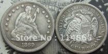 1869 Seated Quarter COIN COPY FREE SHIPPING