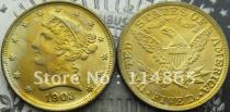 1903-p $5 Liberty Head GOLD Half Eagle COIN