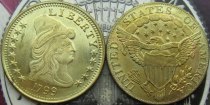 1799 DRAPED BUST 10.00 EAGLE GOLD Copy Coin commemorative coins
