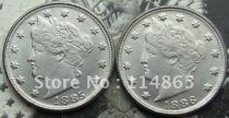 1885/1886 Liberty Nickel UNC Two Face Copy Coin commemorative coins