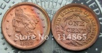 1857 Braided Hair Large Cent Copy Coin commemorative coins