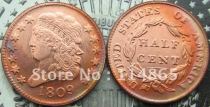 1809 Classic Head Half Cent Copy Coin commemorative coins
