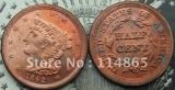 1842 Braided Hair Half Cent  Copy Coin commemorative coins