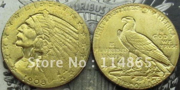 1908 $5 GOLD Indian Half Eagle Copy Coin commemorative coins