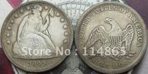 1849 Seated Liberty Silver Dollar Coin COPY FREE SHIPPING
